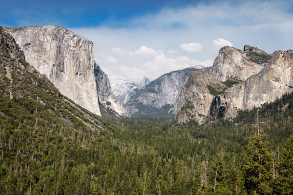 Yosemite National Park, Tunnel View, California, USA - seen by streb