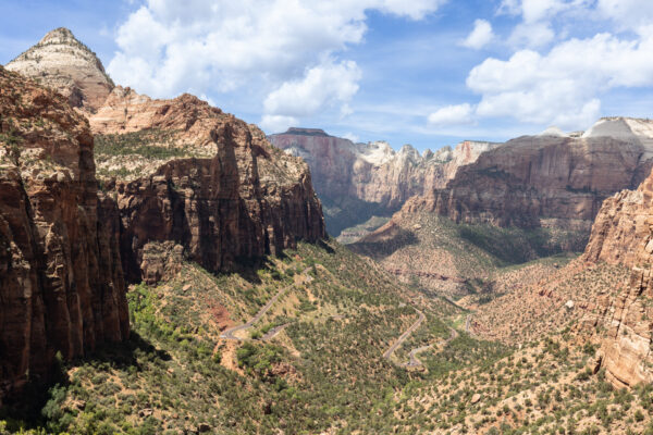 Canyon Overlook, Zion National Park, Utah, USA - seen by streb