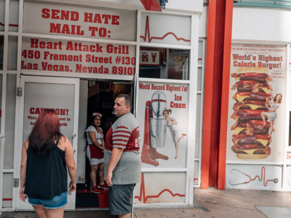 Fremont Street, Downtown Las Vegas, Nevada, USA - seen by streb