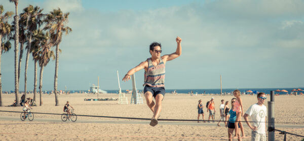Santa Monica State Beach, Los Angeles, USA - seen by streb