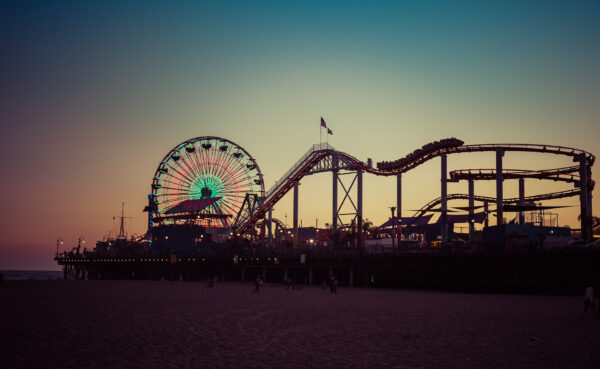 Santa Monica Pier, Los Angeles, California, USA - seen by streb