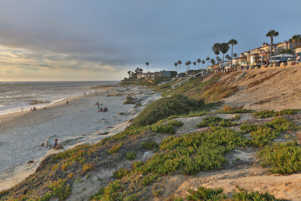 la Jolla Shores Beach, San Diego, California, USA - seen by streb