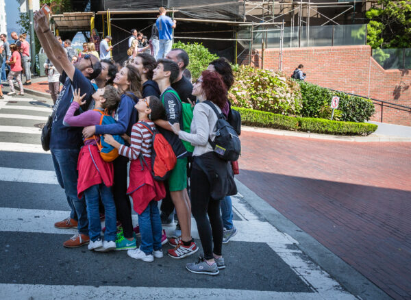 Lombard Street, San Francisco, Kalifornien, USA - seen by streb