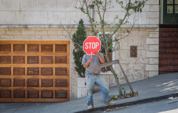 Lombard Street, San Francisco, Kalifornien, USA - seen by streb