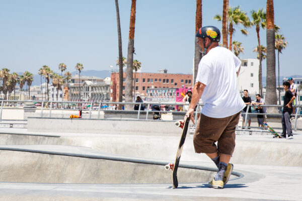 Venice Beach Skatepark, Los Angeles, California, USA - seen by streb